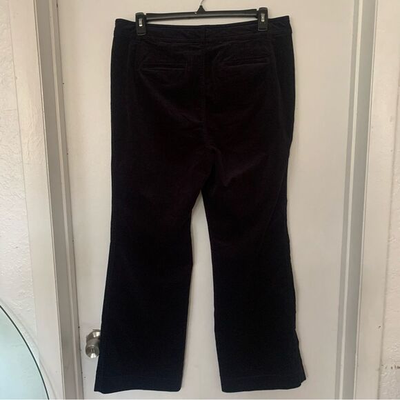 Talbots Wide Leg Pants Sz 16 Blue Stretch Dress Pants Trousers - Picture 3 of 10